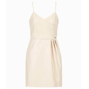 NWT • Armani Exchange • Women's Sleeveless Faux Leather Mini Dress • Size 10 • 😍